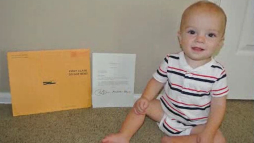 Birth announcement white house deals